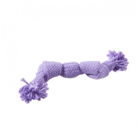 Buster colour squeak rope purple small 23 cm