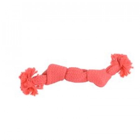 Buster colour squeak rope pink medium 35 cm