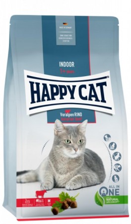 Happy Cat Indoor Adult Oksekjøtt 4kg